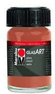 Marabu Glas Art Glasfarbe 15 ml Metallic Kupfer 787-2 Stück