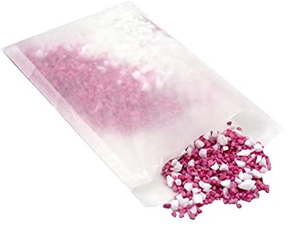 1kg Streudeko Granulat Steine MIX Rosa Pink und Weiß Tischdeko Kommunion Konfirmation Taufe