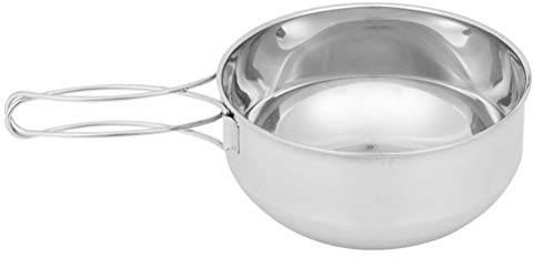 BESPORTBLE 500Ml Edelstahl Kochtopf Outdoor Camping Topf Camping Zubehör für Camping Camping im Freien Wandern (Silber)