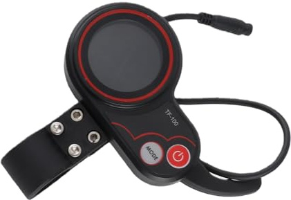 Keenso Elektroroller Daumengas mit Display, Elektrofahrrad 2 in 1 Tachometer Daumengas und Manuelles Bedienfeld Display 24V / 36V / 48V / 60V für Elektroroller, Elektrofahrrad