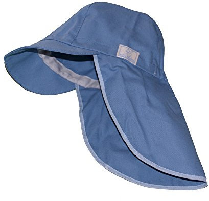 PICKAPOOH Kinder und Erwachsenen Sonnenhut Legionär mit UV-Schutz Bio-Baumwolle, Jeans Gr. 62