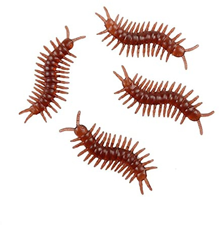 Sujosa Lot de 20 faux Scolopendra Centipede en plastique pour adultes