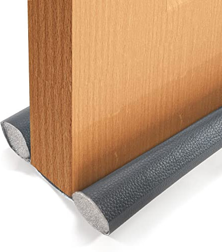 95 CM Boudin de Porte Isolant Froid, Boudin de Porte avec Double Joint, Boudin Isolant Porte pour Bloqueur, Boudin Porte Boudin de Porte Coupe-Vent et Bouchon de Ventilation de Porte