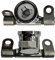 AI0002100R Toilet Seat Hinges Compatible with Roca Giralda DAMA Senso Removable Toilet Seat Hinges Set Easy Release - Chrome