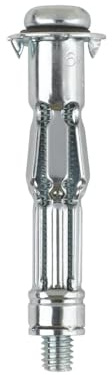 BATIFIX Hohlraumdübel Gipskarton M5 x 59 Ø10, 10 Stück | Metall-Hohlraumdübel, inkl. Rundkopf Schraube, Hohlwanddübel, Spreizdübel Hohlraumbefestigung, Gipskartonplatten Befestigung