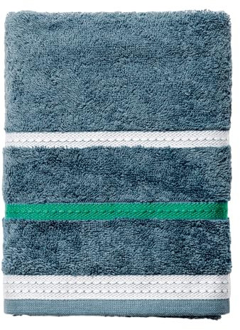 UNITED COLORS OF BENETTON. - Toalla de Manos 50x90cm 450GSM 100% Algodón Azul Oscuro con Rayas