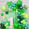 ballon Luftballons Grün-111PCS Luftballon Girlande Dunkelgrün Hell Grün mit Grün Konfetti Luftballons,Dschungel Geburtstag Dekoration für Kindergeburtstag Deko, Babyparty, Hochzeiten