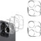 LEOEASIY 5PCS Kamera Schutzfolie für iPhone 15 Pro/15 Pro Max für Panzerglas,Kameraschutz i-phone 15Pro/Max,Kamera Schutz iphone 15 Pro Max,9H Härte,HD Klar Linse Folie Anti-Kratzen Kameraschutz