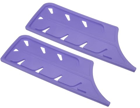 PATIKIL Plastic Safety Knife Cover Sleeves for 7 Nakiri Knives, 2 Pack Knives Edge Guard Blade Protector Universal Knife Sheath for Kitchen, Blue