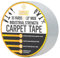 Target Control 105ft Double Sided Carpet Tape for Vinyl Flooring, Rug Binding, Edging, and Gripping on Carpeted Floors