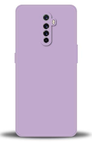 WUACYEAMING Compatible con OPPO Reno Ace/Realme X2 Pro Case, Funda Silicona Premium Líquida Resistente Arañazos, Antihuellas Dactilares, Prueba Golpes Cover Carcasa de TPU-Morado