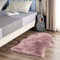 champracer Faux Lammfell Schaffell Teppich,Hochflor Fluffy Teppich Plüsch Wohnzimmer Dicker Teppich,Kunstfell Teppich, Weicher und Flauschiger Teppich Wohnzimmer,Teppich (Traube lila,120 * 60cm)