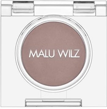 Malu Wilz Velvet Eyeshadow Nr. 28 Matt Silky Teddy - Federleichter Lidschatten wasserfest mit samtiger Textur, Multidimensionales Finish für das perfekte Augen Make-up