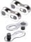 3 Pairs Bicycle Missing Link 11 Speed Chain Reusable Silver Steel Bike Chain Link