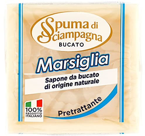 Spuma di Sciampagna Sapone Da Bucato Marsiglia - 250 Gr (Confezione da 10)