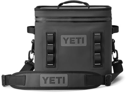 YETI Hopper Flip 12 Cool Bag, Portable & Insulated Backpack Cooler, Charcoal