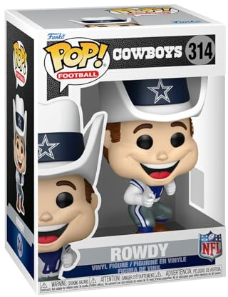 Funko Pop! NFL Mascots: Cowboys - Rowdy - NHL Maskottchen und Marks - Sammelfigur aus Vinyl - Geschenkidee - Offizielles Merchandise - Spielzeug für Kinder & Erwachsene - Sportfans - Modellfigur für