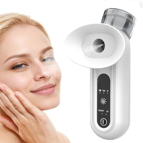 Eye Steamer for Dry Eyes Relief, Portable Face Steamer, Rechargeable Handheld Steam Therapy Wand, Nano Eye Mist Sprayer with Cold & Hot Compress Modes, Eye Relief Machine for Soothing