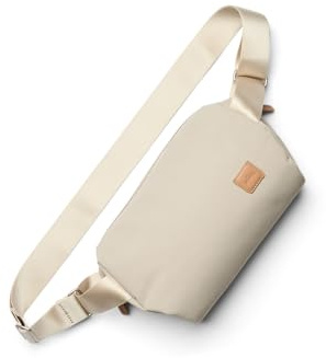 Bellroy Classic Sling (alltagstaugliche, minimalistische 5-Liter-Crossbody Tasche mit interner Organisation, verstellbarem Kreuzgurt und Autokompressionssystem) - Tahini