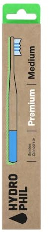 Hydrophil Bambus Zahnbürste Premium, Medium, sortiert Natur|Atlantic Ocean (10)