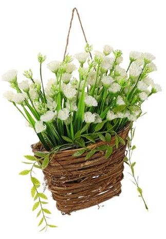TOGEVAL Artificiali Appeso Per Decorazione Per Esterni Fiori Accessorio Versatile Per e Ingressi Facile Da Installare e Resistente