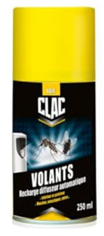 MOUCH'CLAC Recharge Insecticide Jaune – 1 Recharge – Piège à Mouches – Efficace jusqu'à 60 Jours – Usage Intérieur et Extérieur