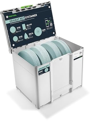 Festool Abrasif-Systainer³ Granat Net D225 GR NET SYS