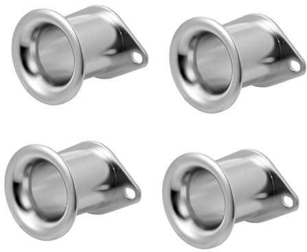 SOPOTUTU 4 STÜCKE Mehrteiliges Air Horn Trichter aus Aluminium passend für AE86 Kompatibel mit Ansaugleitungen Glatte Oberfläche zur Leistungssteigerung Langlebig und Einfach zu Montieren