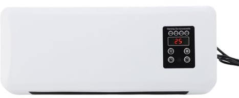 SUPYINI Mini Aire Acondicionado Montado en la Pared, Unidad de Aire Acondicionado Portátil de Refrigeración y Calefacción 2 en 1 con Control Remoto, para Dormitorio, Oficina, (Enchufe Europeo 220V)