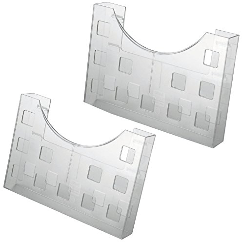Helit H6102602-2 - Prospekthalter the grid DIN A5 quer, glasklar