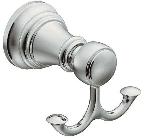 Moen YB8403CH Weymouth Double Robe Hook, Chrome