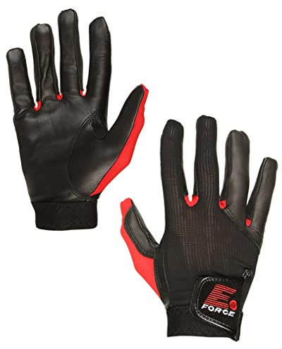 E-Force Weapon Racquetball Glove (Black/Red)-RM