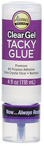 Aleenes's Always Ready Clear Gel Tacky Glue 118ml, 4OZ