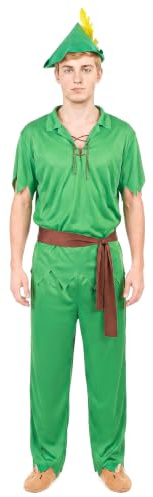 DEGUISE TOI Vegaoo Waldmann Kostüm für Herren grün