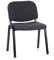 hjh OFFICE 4er Set Besucherstuhl stapelbar XT 600 Konferenzstuhl Stapelstuhl gepolstert, Metallgestell, Stoffbezug Grau 704520