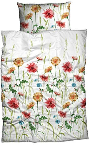 Casatex Bettwäsche Adelano Satin bunt Größe 135x200 cm (80x80 cm)