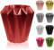 CONCRETTE Pot de Fleurs Rouge métallisé Ø 13-22 x 22 x 23 cm