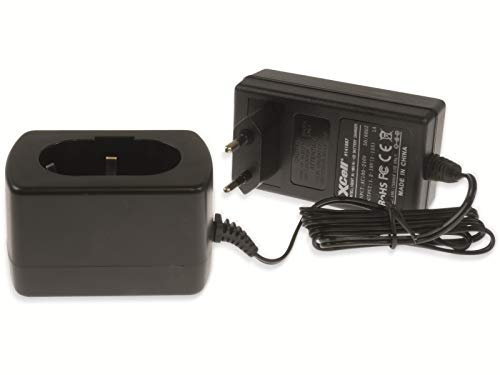 XCell Tischladegerät für Makita 1,2-18 V NI-Cd/NI-MH Werkzeugakkus (L x B x H 74,8 x 50,3 x 42,6 mm, Stromversorgung 100-240 V, 1500 mA, kompatibel mit NI-Cd/NI-MH) 141887
