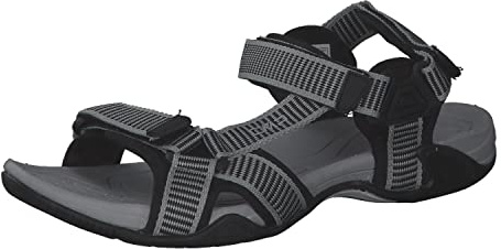 CMP Men's Kids Hamal Hiking Sandal Sports Sandals, Cement Black, 11 UK