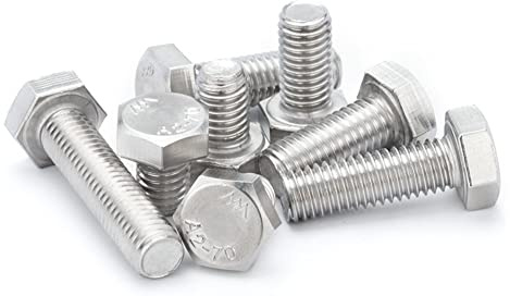 BOZONLI Sechskantschrauben Edelstahl Maschinenschrauben Gewindeschrauben Schraubenset Schrauben Sechskantbolzen M18×85mm,1 pcs