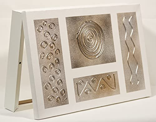 Cuadroexpres - Tapa de Contador Moderna 22x37x4 cm (Medida Interior), Pintada a Mano. para el Cuadro Eléctrico, con Puerta Abatible y Tornillos