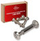 LouMaxx Möbelverbinder M6 26-35mm 12 Stück - Verbindungsschrauben aus vernickeltem Stahl - Korpusverbinder mit Zahnkranz-Hülse | Schrankverbinder für alle Möbel