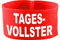 Kleiner Fratz gummielastische Armbinde 10 cm personalisiert mit TAGESVOLLSTER (Farbe rot) (Gr. Senior - 28 cm)
