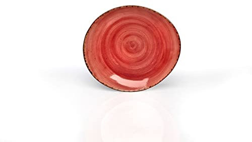 Kaleidos - Alta cucina - piatto piano 28x26 Rosso