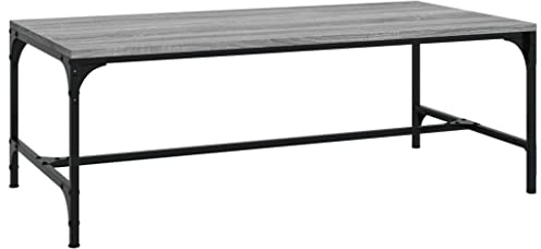vidaXL Couchtisch Grau Sonoma 100x50x35 cm Holzwerkstoff