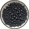 Edible 120g/ 4.2oz Sugar Black Pearl Sprinkles Candy Pearls Cake Decoration Cupcake Toppers Cookie Decorations for Wedding Birthday Halloween Thanksgiving Christmas Christening