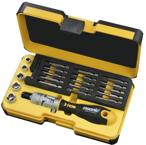 Felo XL-Strongbox ERGONIC K 22-tlg. | SL/PH/PZ/TORX/HEX/ND