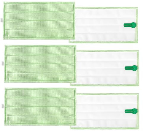 6 Pezzi Ricambio Panni per Folletto SP600 SP600S in Microfibra Compatibili con Folletto Asprira Lava (6 pezzi)