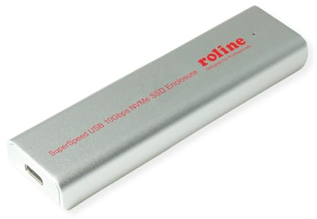 ROLINE Externes SSD-Gehäuse, M.2, NVMe zu USB 3.2 Gen 2 Typ C
