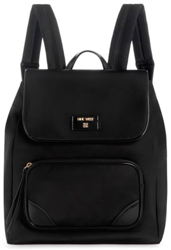 Nine West Winsland Flap Rucksack, Schwarz, Small